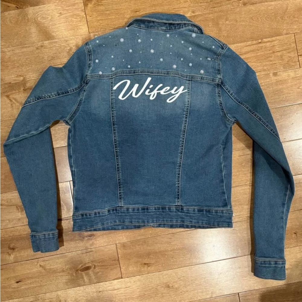 Denim 'Wifey' Jacket